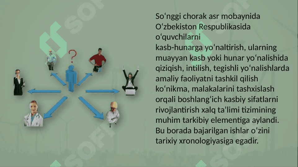O’QUVCHILARNI KASBGA YO'NALTIRISHDA PEDAGOGIK DIAGNOSTIKA 5