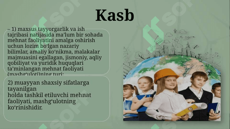 O’QUVCHILARNI KASBGA YO'NALTIRISHDA PEDAGOGIK DIAGNOSTIKA 8