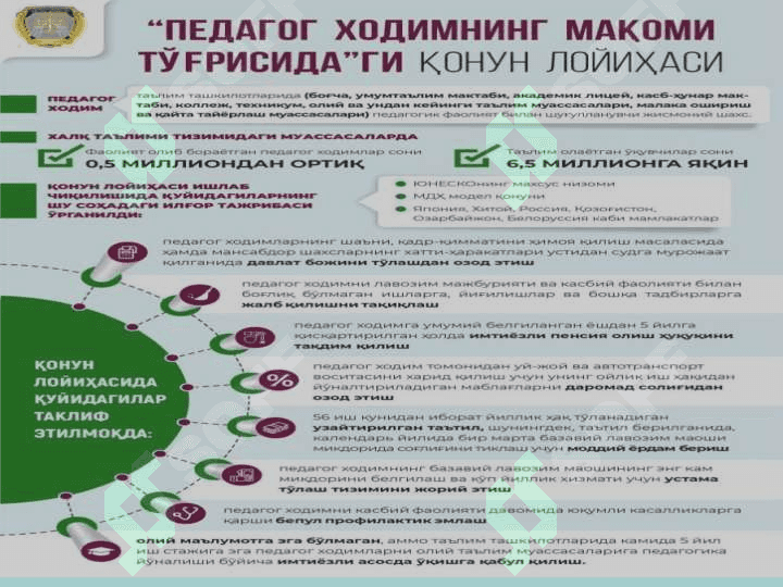 Pedagogik  faoliyatning kasbiy huquqiy asoslari 4