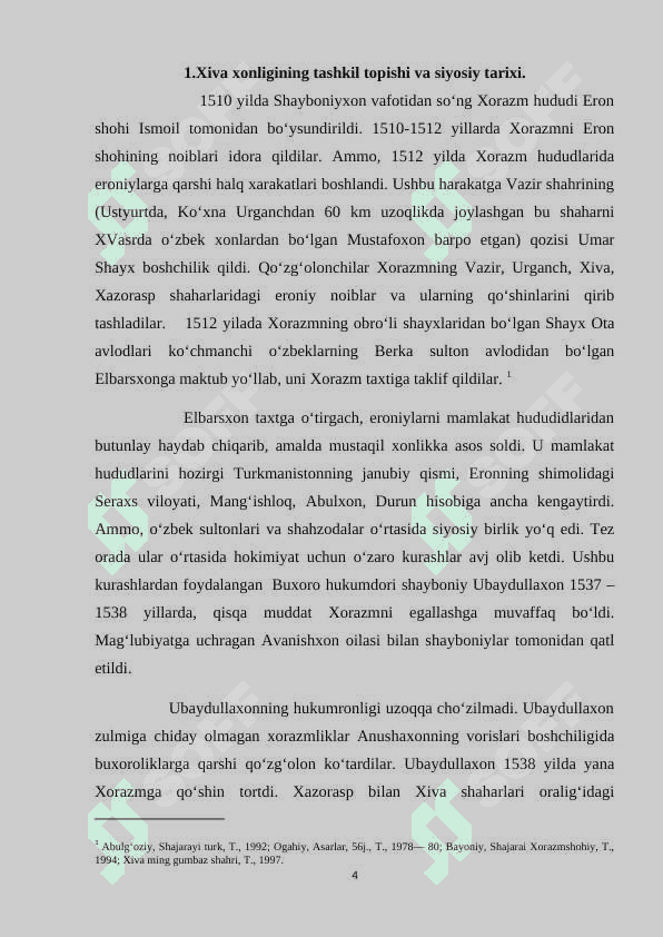 XVI-XVII ASRLARDA XIVA XONLIGI. 4