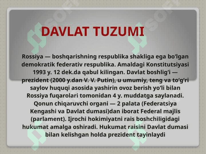 Rossiya iqtisodiyotining o’ziga xosligi va covid-19 ning iqtisodiyotning asosiy sektorlariga tasiri 6