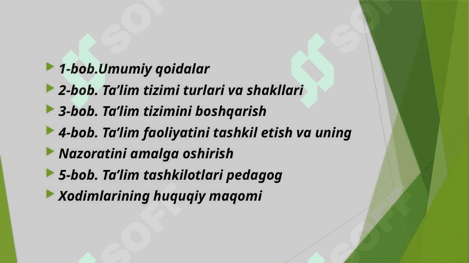 O‘zbekiston Respublikasining Ta’lim to’g’risidagi qonuni 4