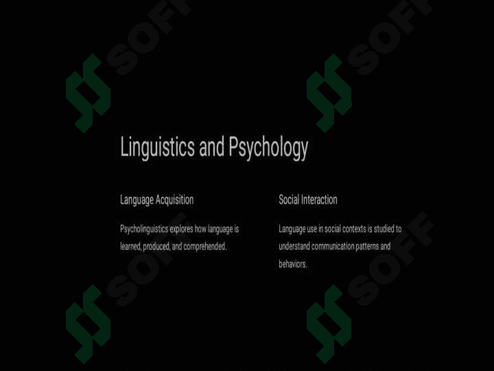Linguistics and it's connection with other disciplines. 3