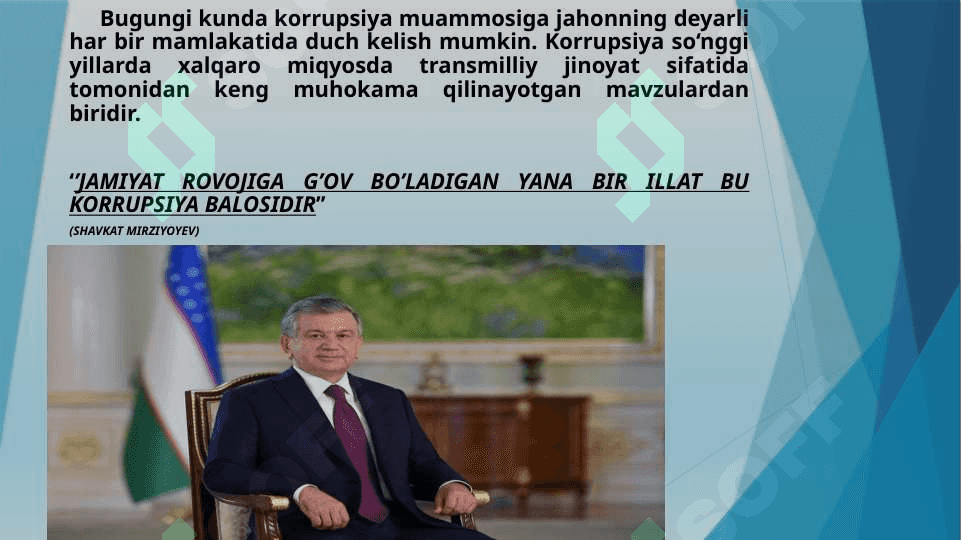 O’ZBEKISTONDA KORRUPSIYAGA QARSHI KURASH 3