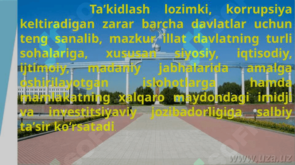 O’ZBEKISTONDA KORRUPSIYAGA QARSHI KURASH 4