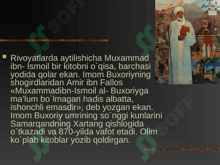IMOM AL-BUXORIY BUYUK MUXADDIS ALLOMA 3