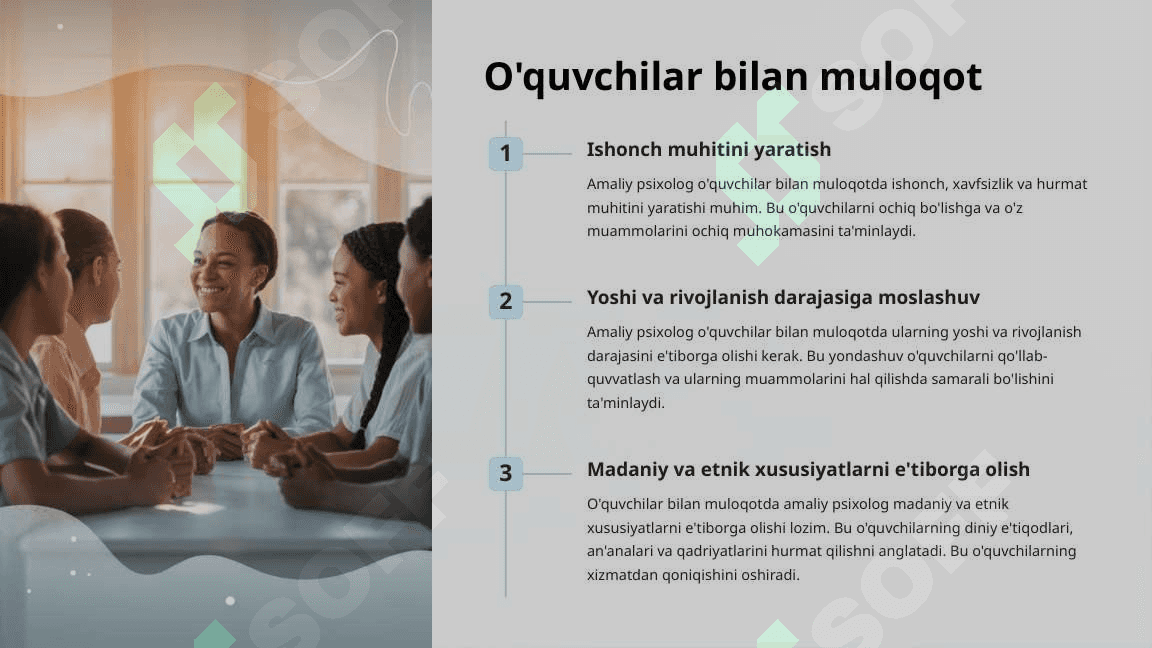 Ta'limda amaliy psixologning etnik norma va qoidalari 8