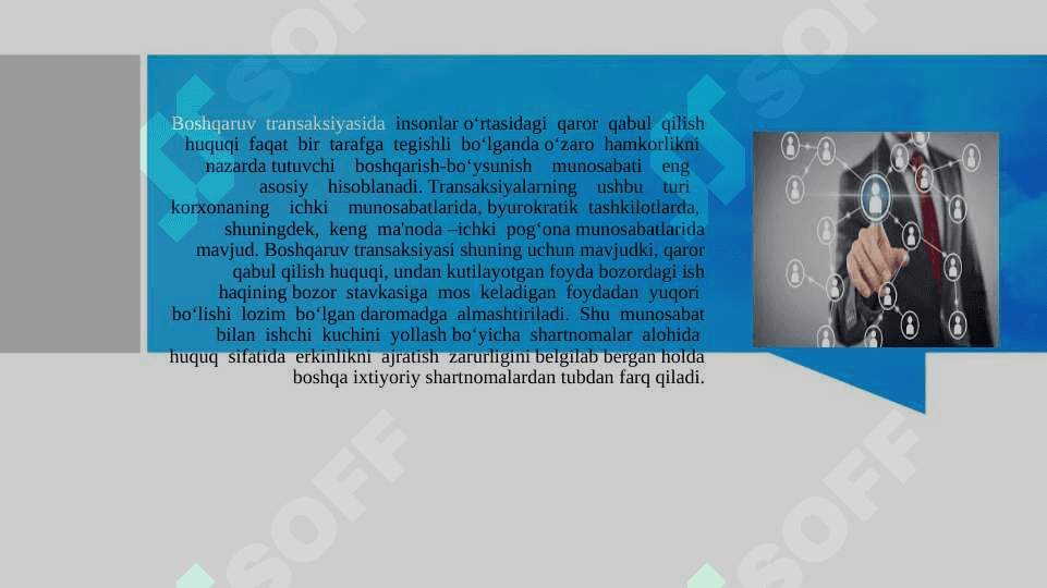 Transaktsiyalar va transaktsion darajatlarning tarkibi va ularning klassifikatsiyasi 8