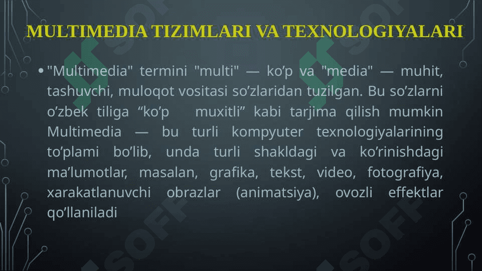 Multimedia texnologiyalarini rivojlanish tarixi 3