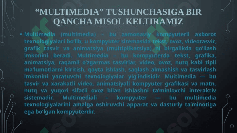 Multimedia texnologiyalarini rivojlanish tarixi 4