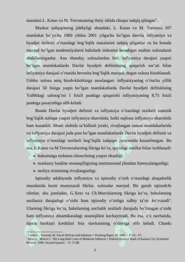 Inflyatsiyaga qarshi kurash siyosati 5