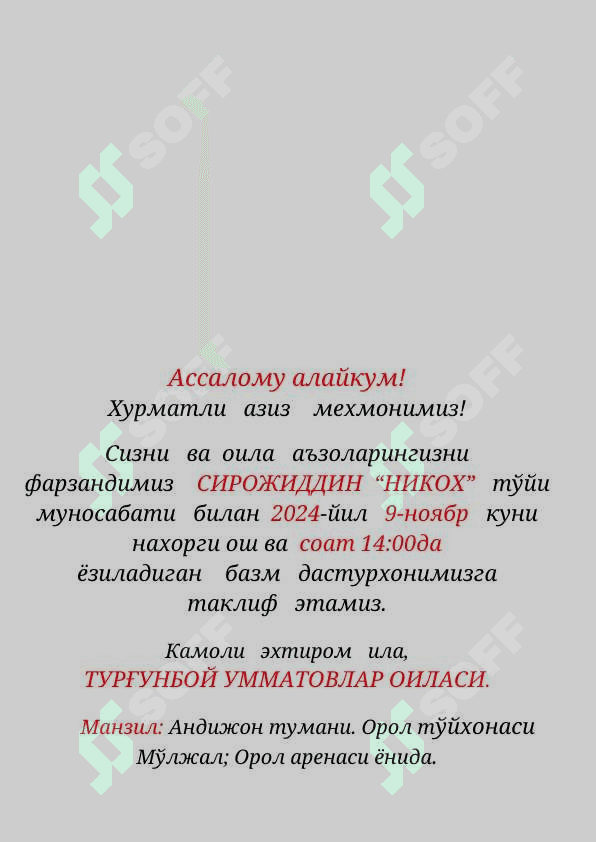 Taklifnoma 2