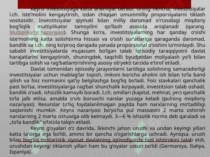 Markschi iqtisodiy g’oyalarning xususiyatlari 3