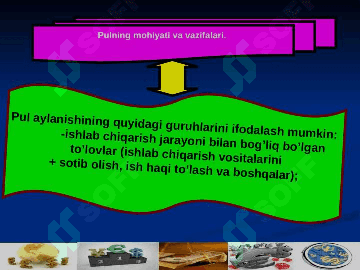 Pul muomilasi statistikasining ko`rsatkichlarini hisoblash 2