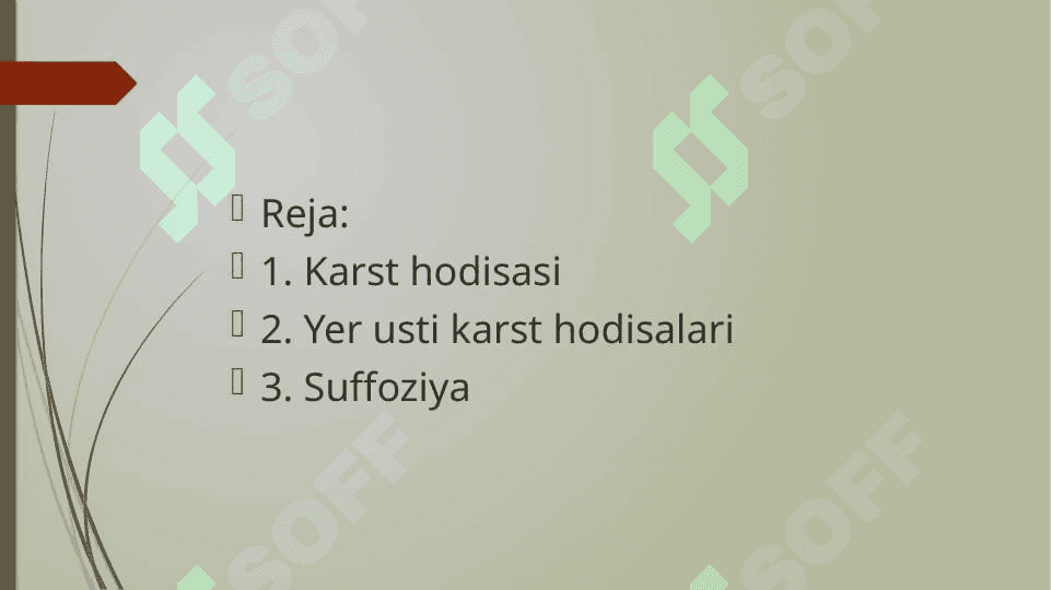 Karst va psevdo karst suffoziya 2