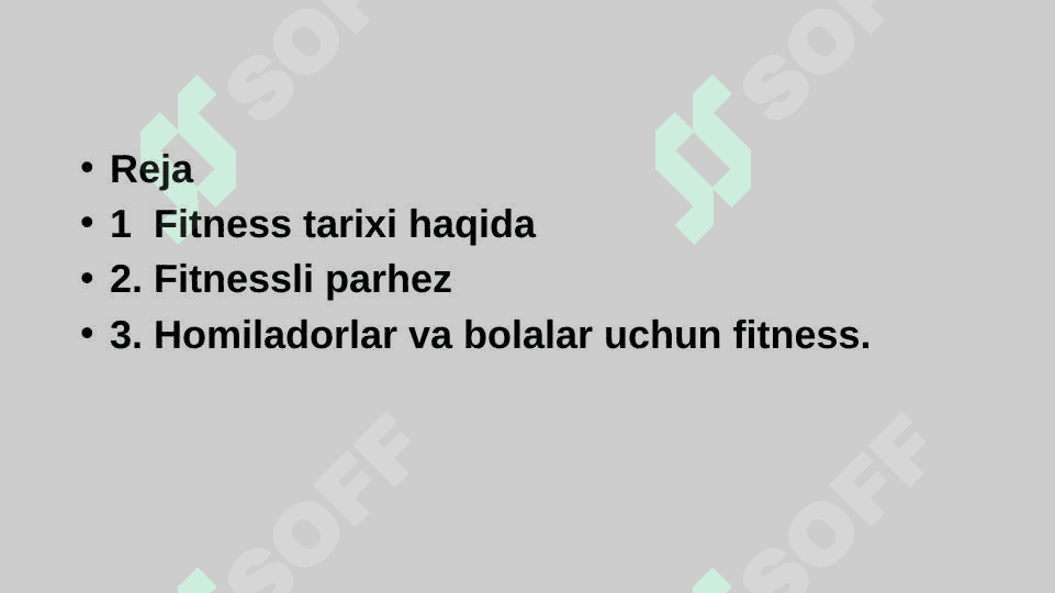 Xalq tabobatida Fitness usullari 2