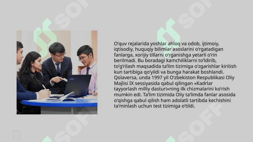 O’zbekiston respublikasida ta’lim sohasida amalga oshirilgan islohotlar 5