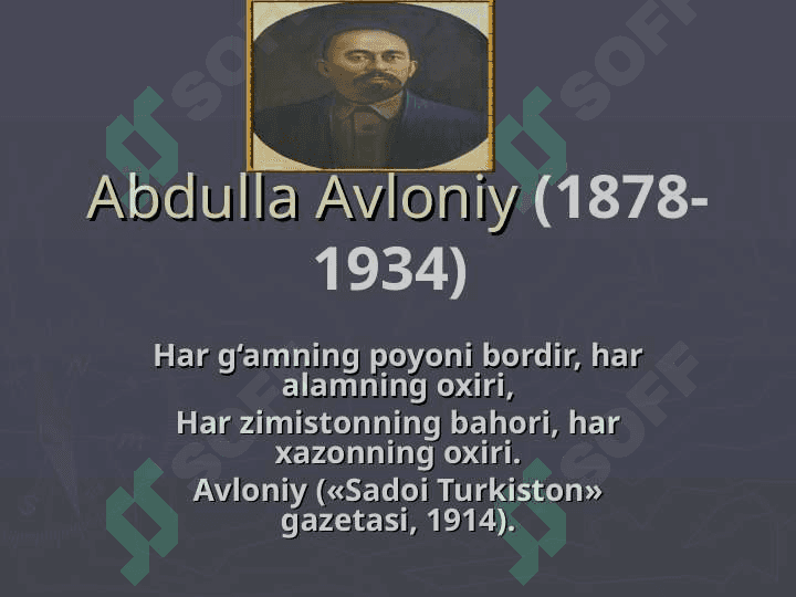 Abdulla Avloniy hayoti va ijodi 3