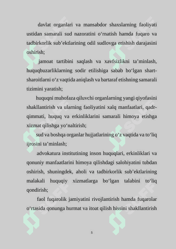 Yangi O’zbekiston taraqqiyot strategiyasi 5
