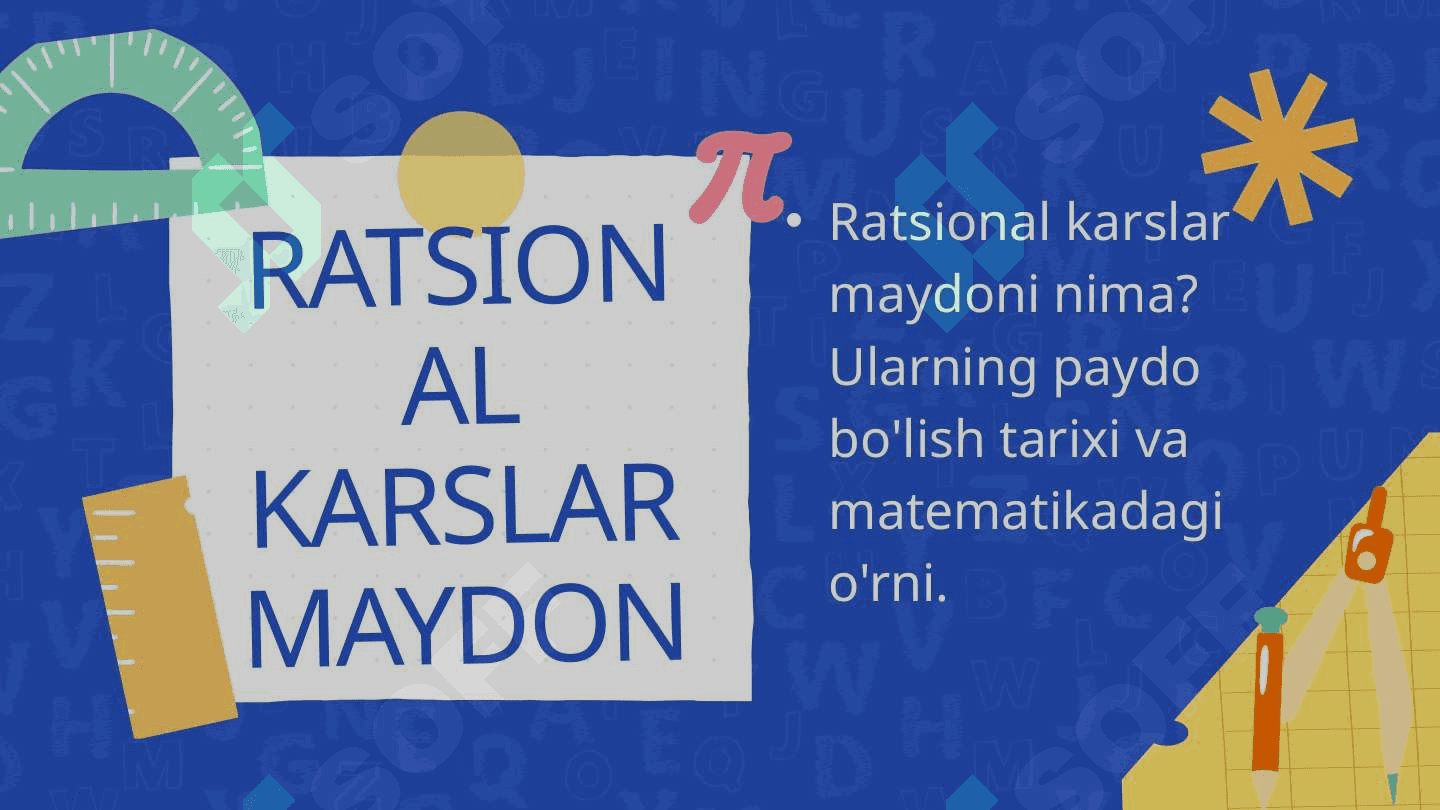 Ratsional karslar maydoni 3