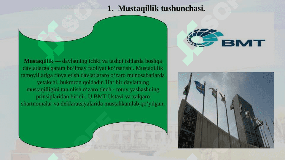 Mustaqillik tushunchasi va uning hususiyatlari 3
