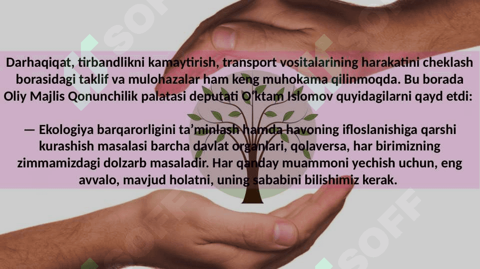Atmosferani avtotransportlar bilan ifloslanishi 3