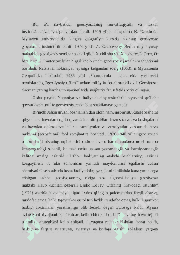Klassik geosiyosiy konsepsiyalar 5