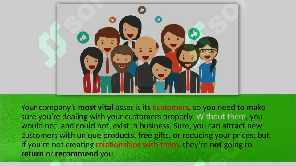 Dealing with customers 2