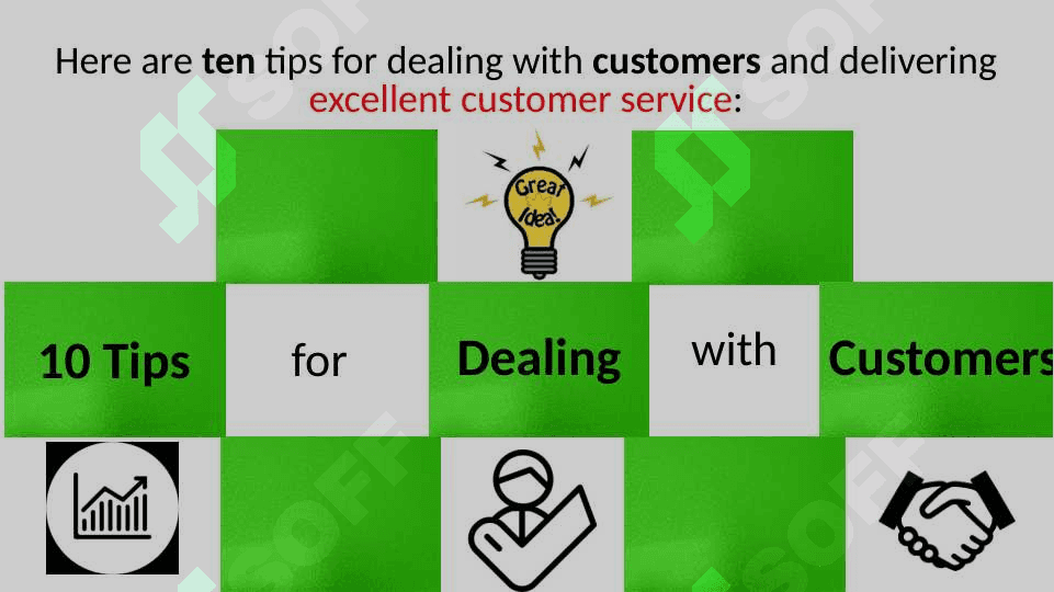 Dealing with customers 3