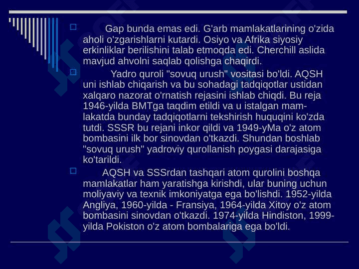 IKKINCHI JAHON URUSHIDAN SO'NG XALQARO MUNOSABATLAR 5
