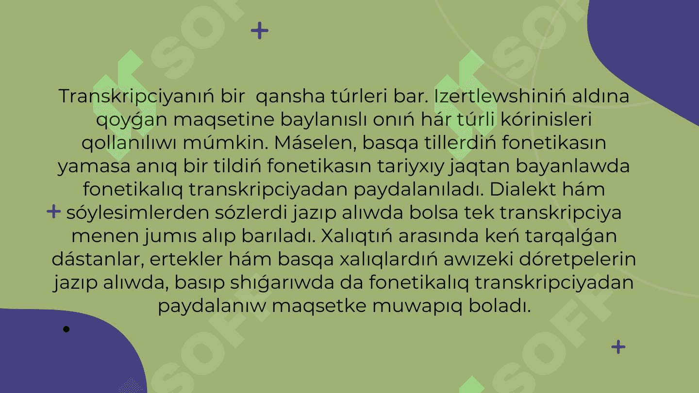 TRANSKRIPCIYA
HÁM
TRANSLITERACIYA 4