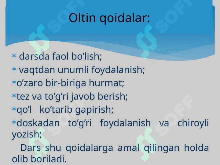 Fizika fanidan ochiq dars 7