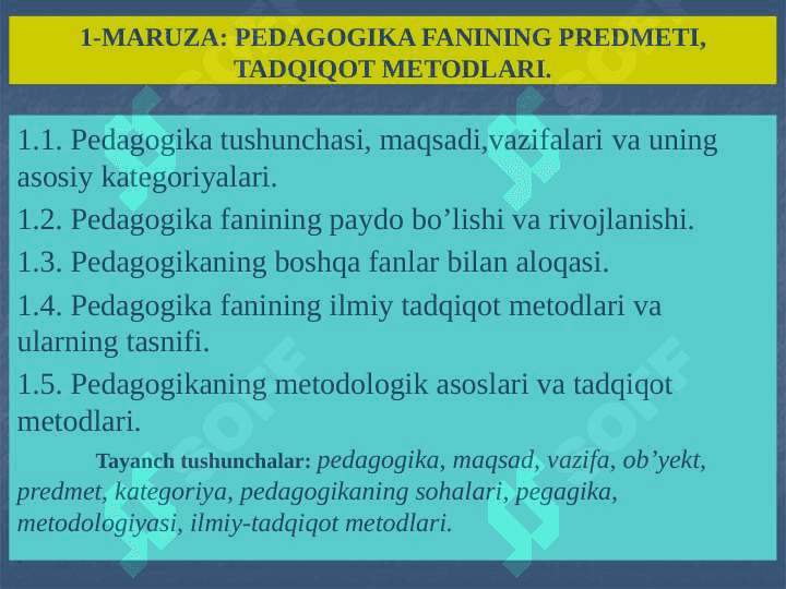 UMUMIY PEDAGOGIKA VA PSIXOLOGIYA 2