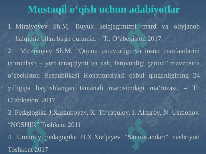 O‘zbekiston Respublikasi ta’lim tizimida modernizatsiya jarayonlari 2