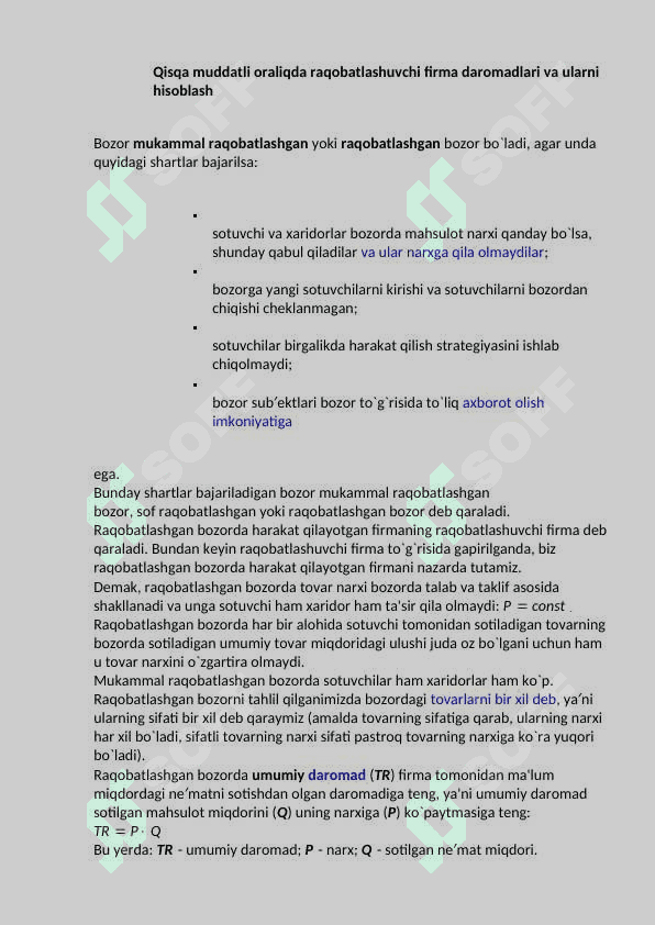 foydani maksimallashtirish 2