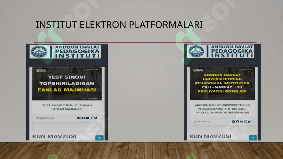 Elektron platformalar va ular bilan ishlash. Plogiat va unga yõl qõymaslik talablari 3