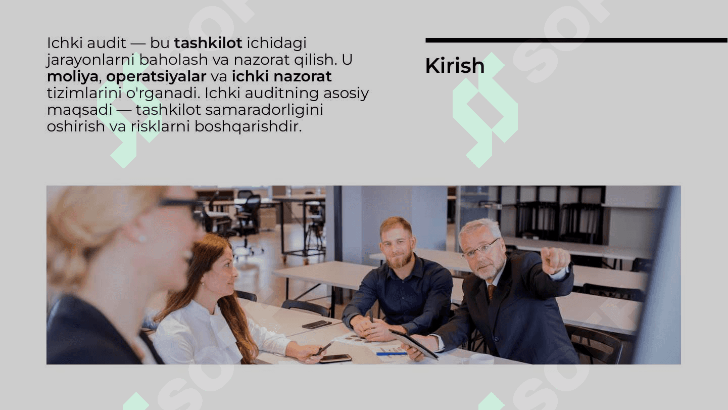 Ichki audit uning mohiyati va o'tkazish tartibi 2