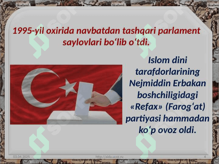 1991-2017-yillarda-turkiya-respublikasi-11-sinf 4