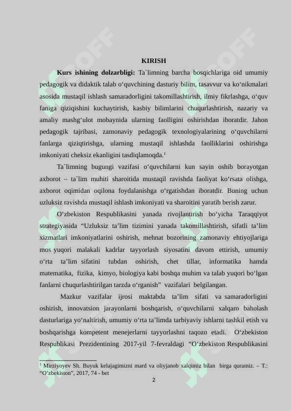 O‘quv jarayonida raqobatni rivojlantirish 2