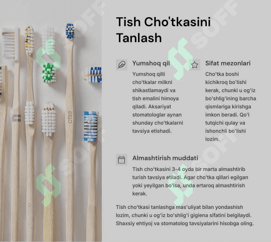 Ogiz bo'shligi shaxsiy gigienasi qoidalari. 4