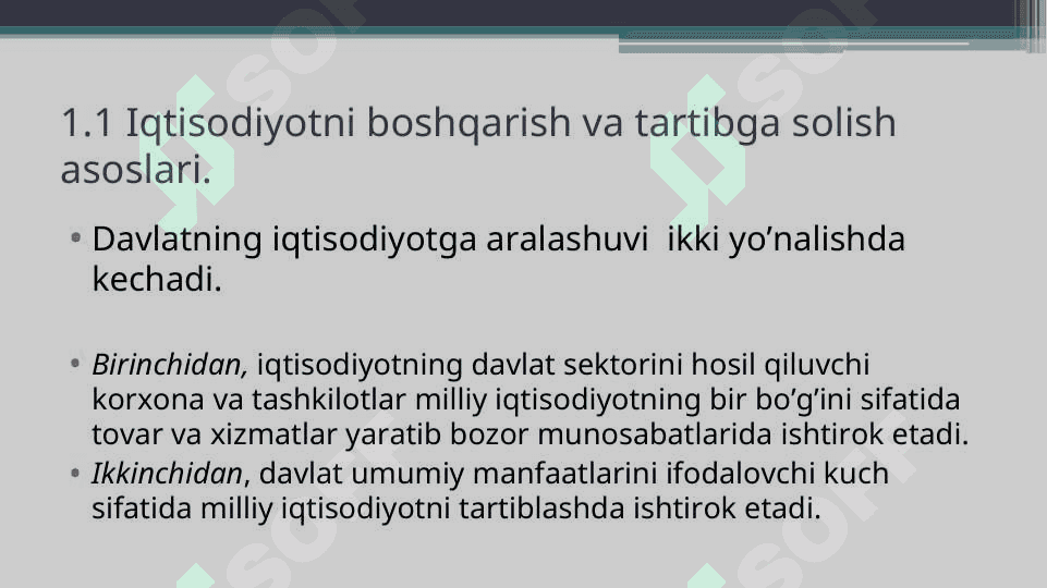 Iqtisodiyotga davlat aralashuvining zarurligi 3