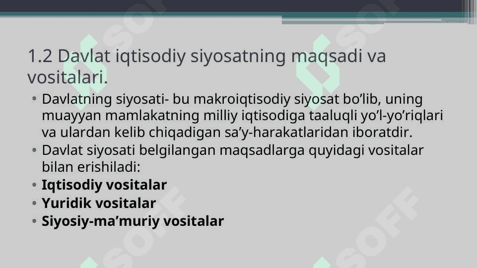 Iqtisodiyotga davlat aralashuvining zarurligi 4