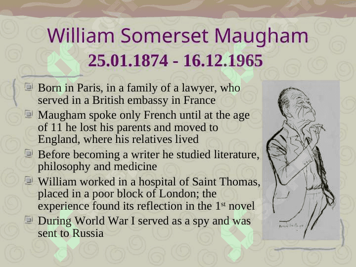William Somerset Maugham 3