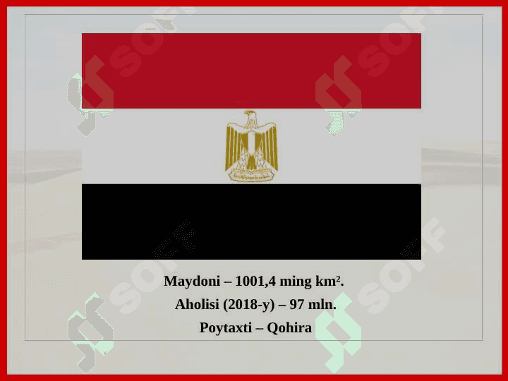 Misr davlatining moliyaviy ahvoli 2