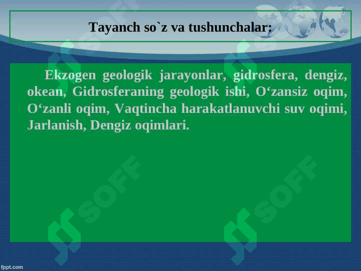 Okean va dengizlarning geologik faoliyati 3