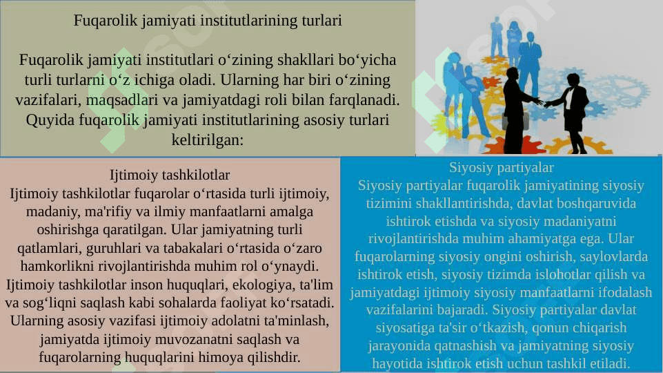 Fuqarolik jamiyati institutlari 4
