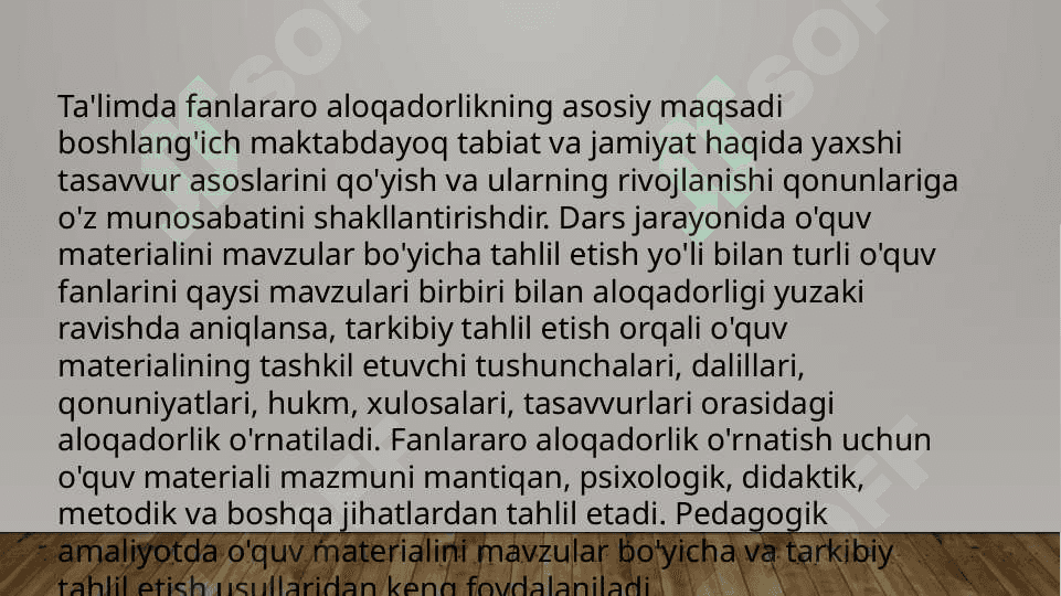 boshlang’ich ta’limda fanlararo integratsiyasi 4