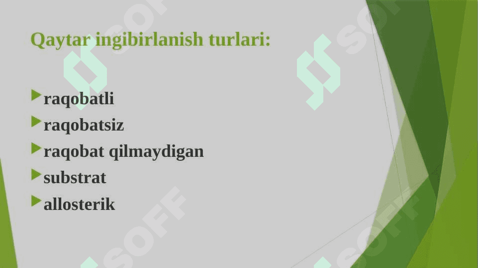 Fermentli reaksiyalarning boshlang‘ich tezligi va uni aniqlash usullari 7