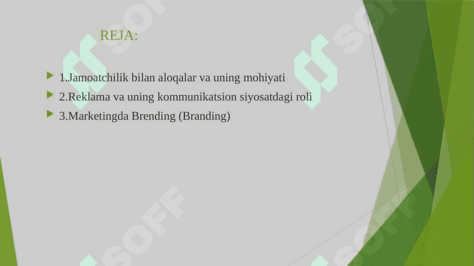 MARKETINGDA KOMMUNIKATSION SIYOSAT 2