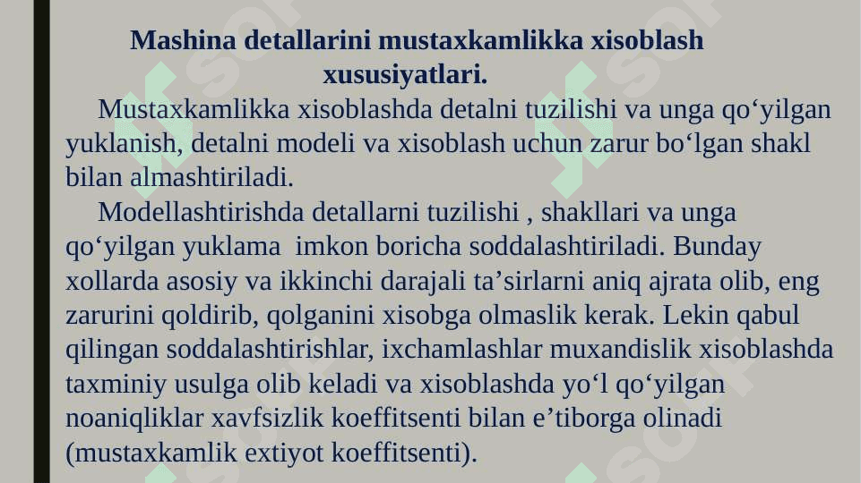 MASHINA DETALLARI 8